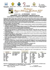 BANDO 2023 Bando Premio Letterario Basilicata 2026
